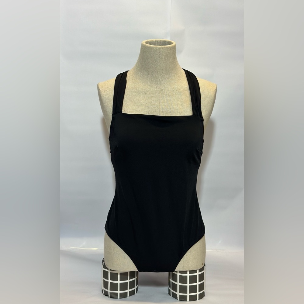 NWT New Boden Cross Strap Black Swimsuit!!!